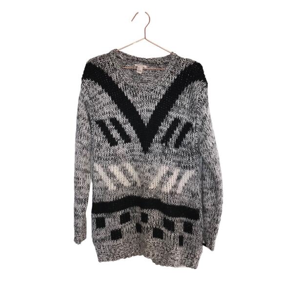 Forever 21 chunky gray tunic sweater fall size medium - Picture 1 of 5